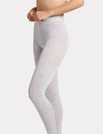 Knit Marle Tight- Light Grey