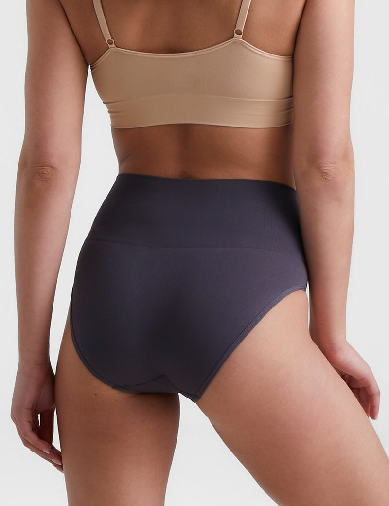 2 Pack Seamless Full Brief - Dusty Mocha/Nine Iron - Ambra Corporation 