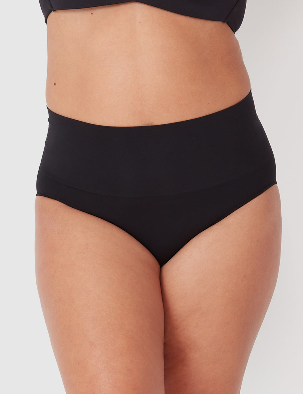 2 Pack Seamless Smoothies Full Brief - Black - Ambra Corporation 