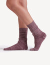 Recycled Polyester Slouch Sock - Sangria