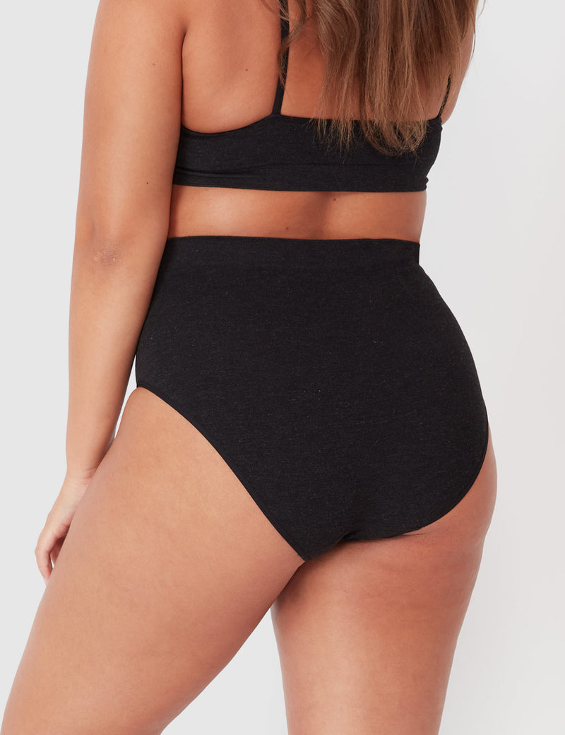 Bamboo Basics Full Brief - Charcoal Marle - Ambra Corporation 