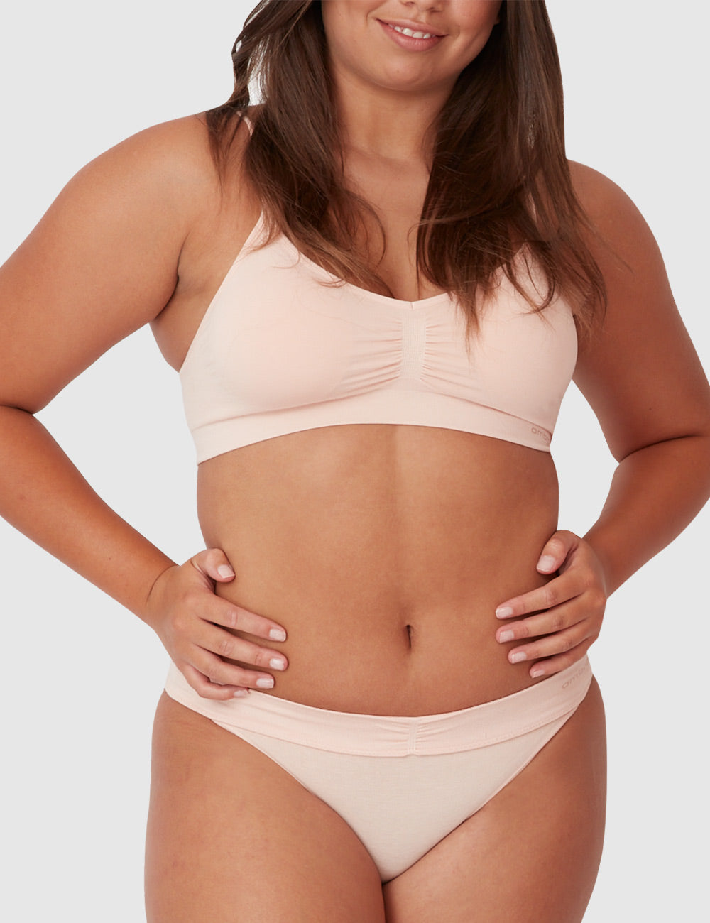 Bamboo Basics Body Bra - Putty Pink - Ambra Corporation 