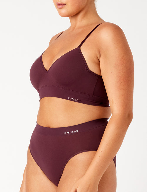 Sangria Bondi Bare Padded Longline Bra  side