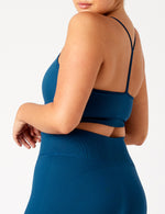 Teal  Ambra Move Racer Crop side