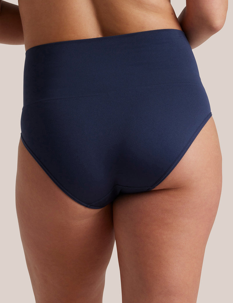 2 Pack Seamless Smoothies Full Brief in Space Navy back