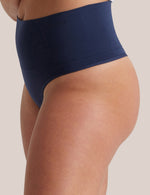 2 Pack Seamless Smoothies G-String in Space Navy side 