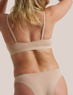 Soft Touch Convertible Crop  in Nude back