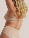 Soft Touch Triangle Bralette  in Nude back