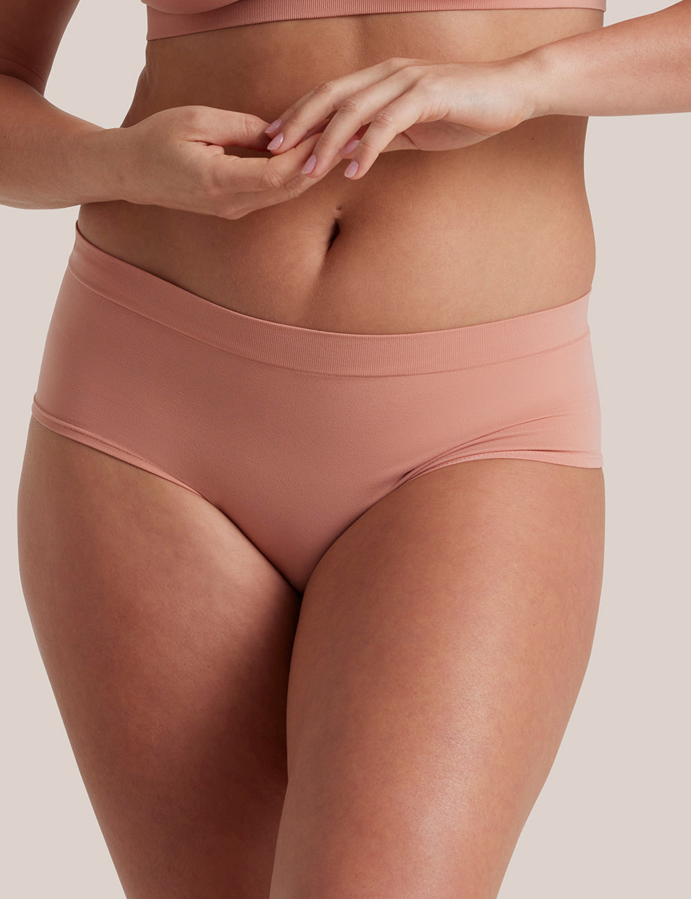 Core Restore Boyleg in Dusty Blush front