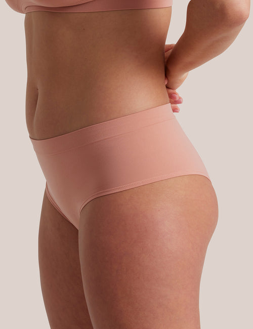 Core Restore Boyleg in Dusty Blush side
