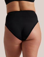 Soft Touch High Waisted Hi Cut in Black back