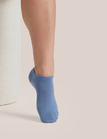 Wilde Sneaker Sock in Slate Blue